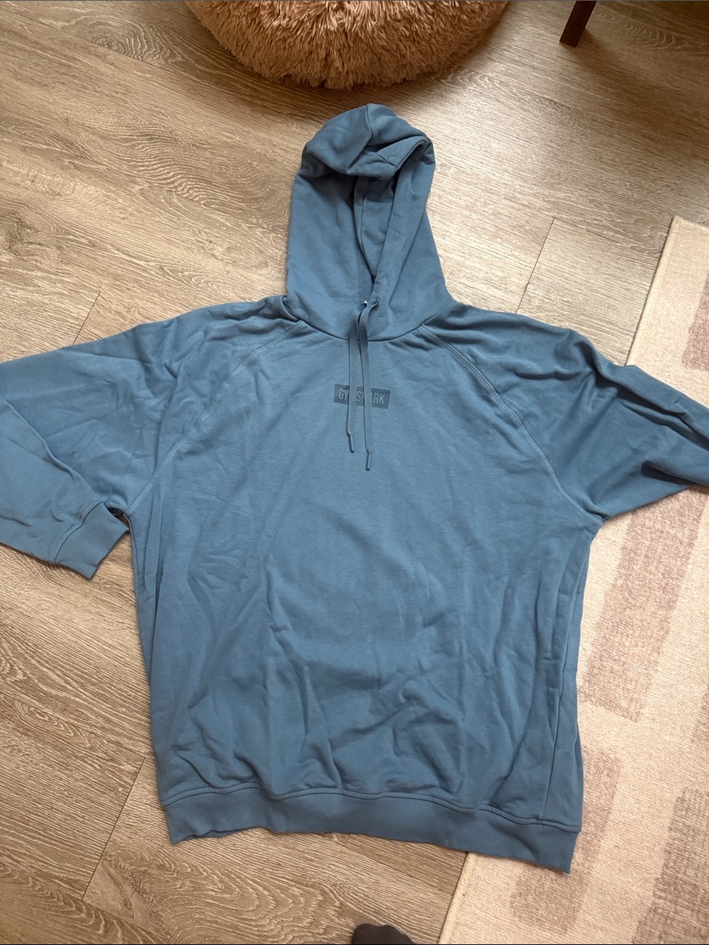 Gymshark Men’s Hoodie in Slate Blue-Grey